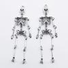 New European and American Cross-border Retro Skeleton Pendant, DIY Alloy Pendant, Halloween Accessories.The Joints Are Movable