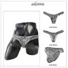 Men's Green Sexy Leopard Print Single Panties Men's 745