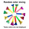 26pcs Plastic Party Blowers Mixing Color Parties Cheerleading Noisemakers Funny Birthday Festival Decoration Gift YMY