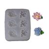 Food Grade Silicone Floral Mold For Resin Clay Plaster Cake Decoration Creation Sunflowers Flowers Flower Embossing Tool
