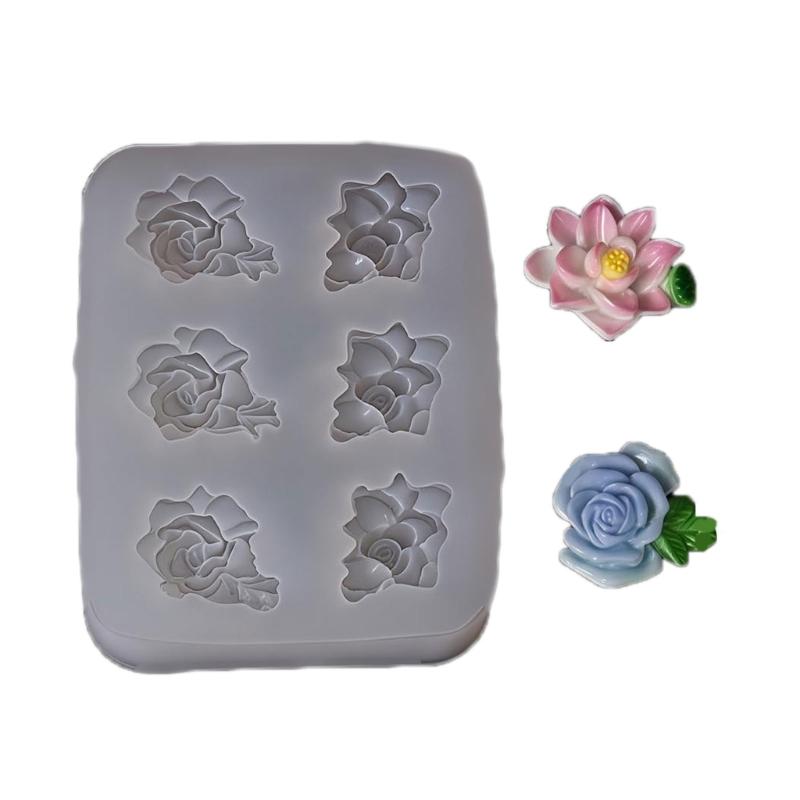 Food Grade Silicone Floral Mold For Resin Clay Plaster Cake Decoration Creation Sunflowers Flowers Flower Embossing Tool