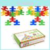 Cartoon Wooden Stacking Blocks For Kids' Early Education 0.3kg