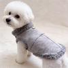 Leash-Attachable Fleece-Lined Winter Clothes for Small Dogs & Cats
