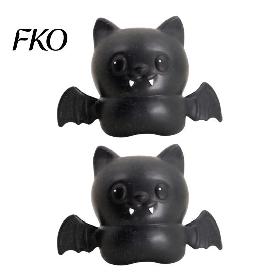 Flexible Stress Reliever for Adults Halloween Glitter Bat Squeeze Ball, Soft TPR Slow Rising Fidget Toy Durable Anxiety Relief, Cute Decompression