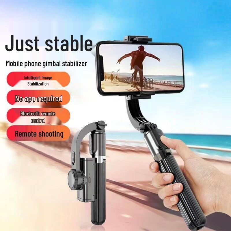Handheld Multifunctional Mobile Gimbal Stabilizer and Selfie Stick with Tripod for Anti-Shake Live Streaming