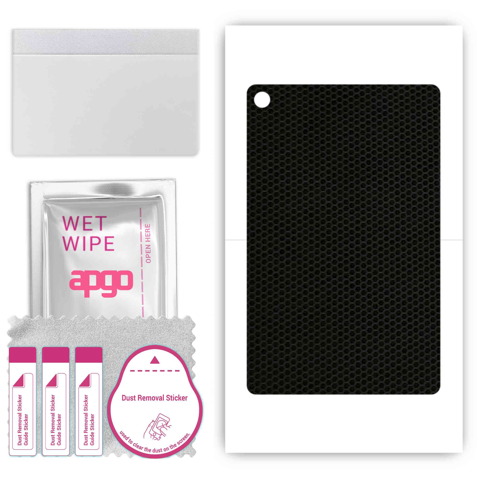 

apgo skin sticker film foil vinyl for the BACK compatible with Teclast T50, scratch-resistant, easy to install - Matrix