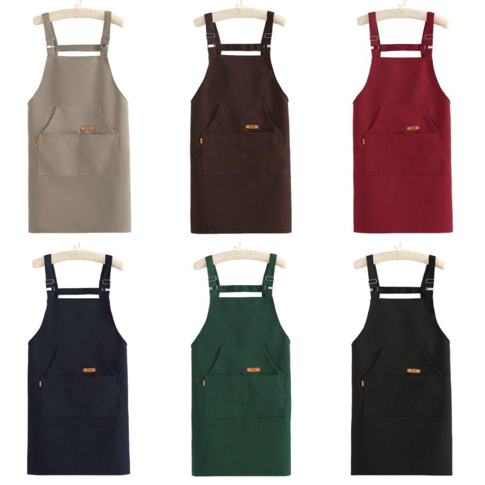 Waterproof Kitchen Cooking Apron Oil-proof Dishwashing Cleaning Apron  Household
