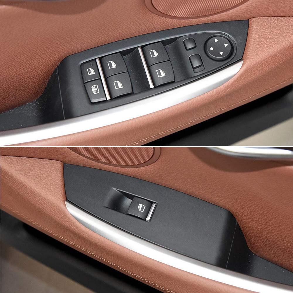 LHD RHD Car Interior Front Rear Left Right Door Window Switch Cover Armrest Panel For BMW 5GT Gran Turismo F07 2010-2017