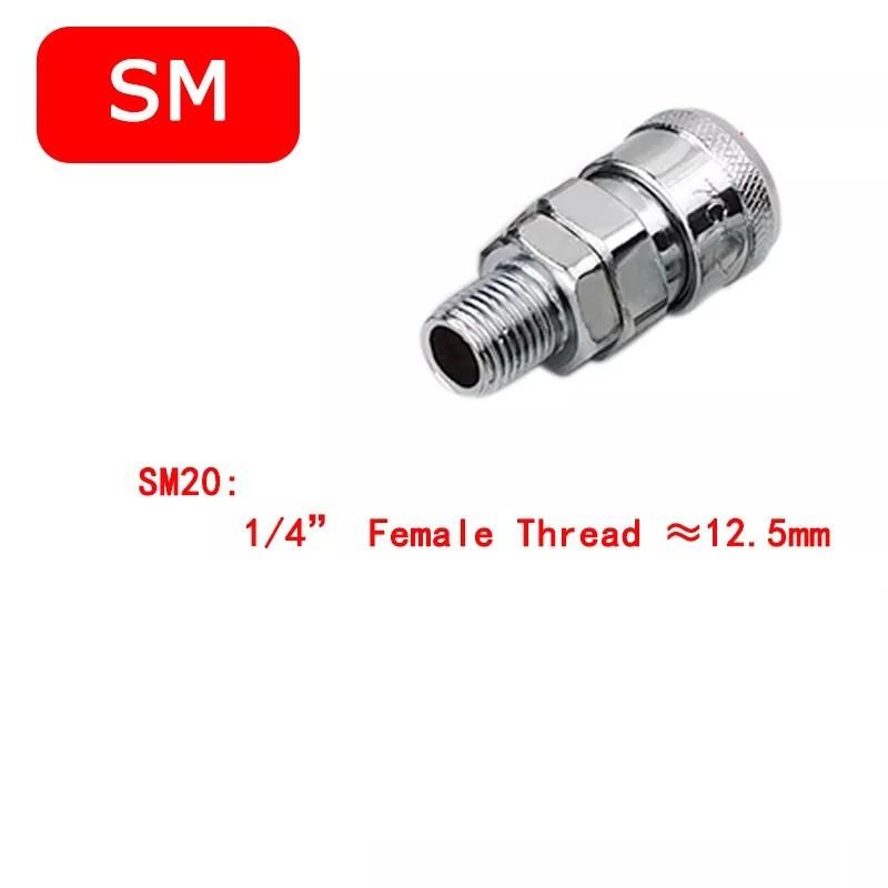 Quick Connector for Air Pneumatic Fittings with High Compressive Strength