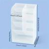 Non-Toxic Multi Functional Desktop Pen Holder Transparent Large Capacity Pen Holder Stationery Organizer Office Desk Pen Storage Rack