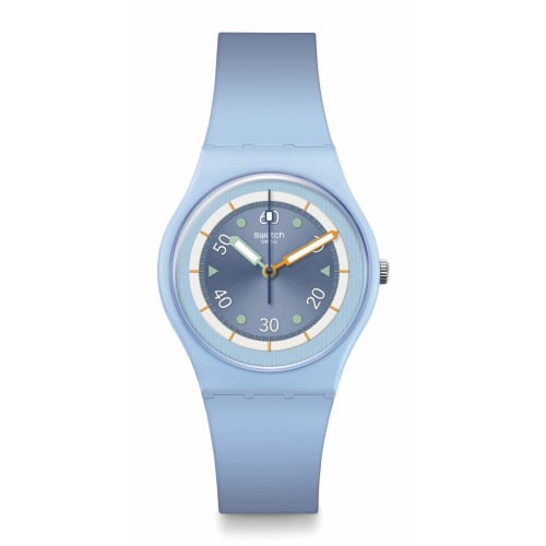 

Swatch Frozen Waterfall SO31L100 Синие часы