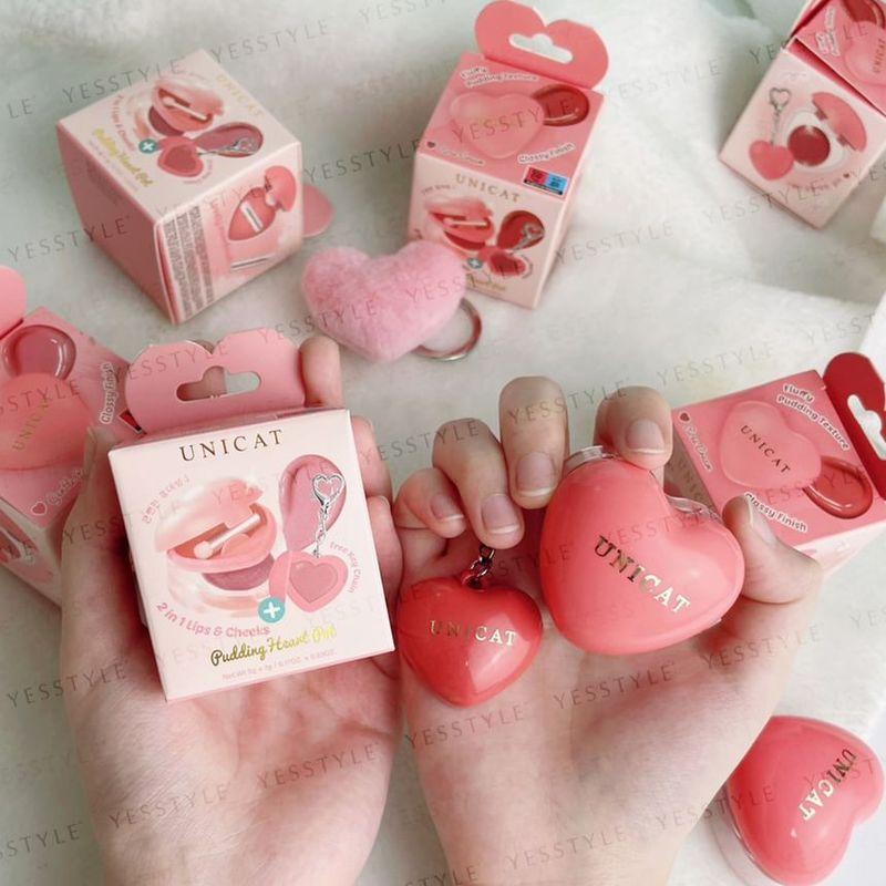 UNICAT - Pudding Herz Topf 2 in 1 Lippen & Wangen Rouge