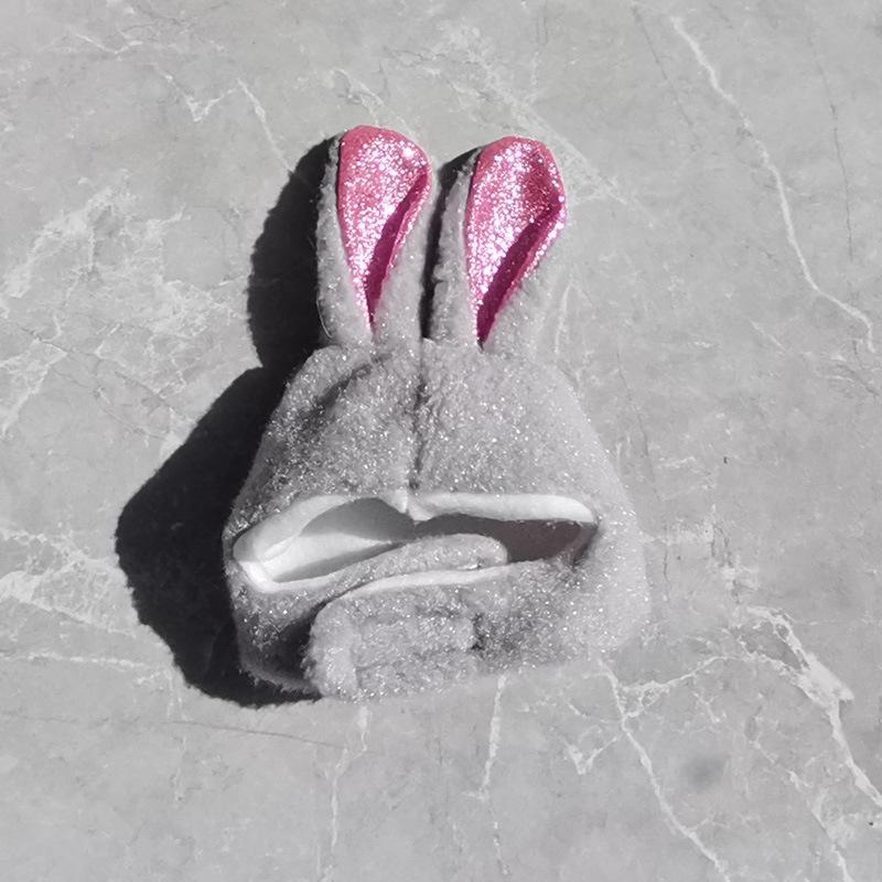 Easter Pet Costume: Shiny Rabbit Ears Hat for Cats and Dogs
