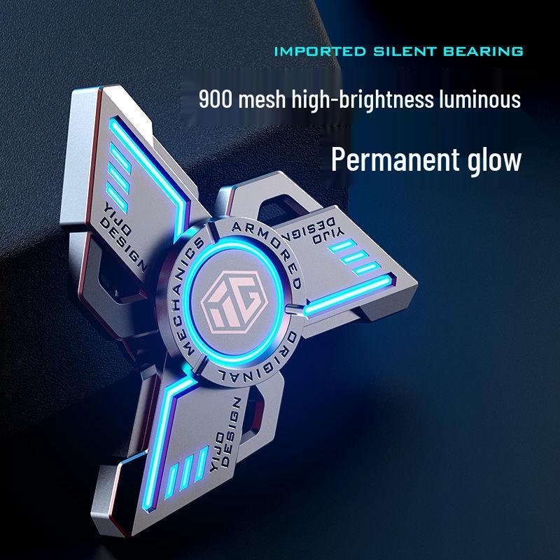 Limitierte Edition Luminous Black Tech Spinner: Stressabbau-Spielzeug für Schüler und Jungen