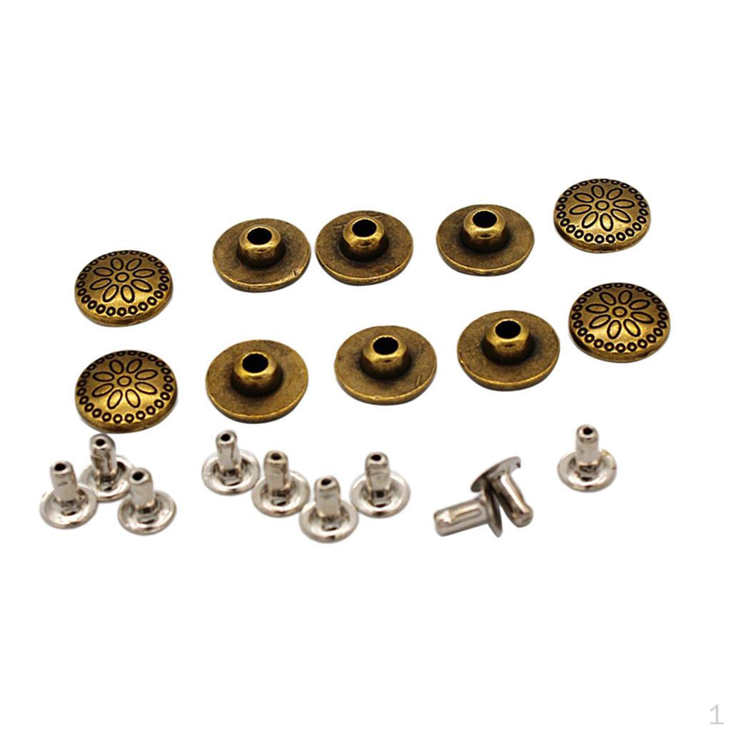 

10 шт. заклепки из сплава с жемчужными пуговицами
