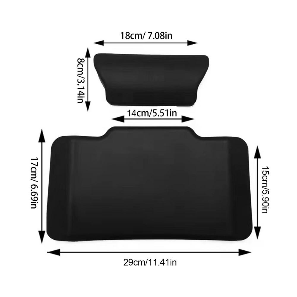 Motorcycle Top Case Cushion Rear Luggage Case Sponge Cushion For Trunk Passenger Lazy Back Pad Waterproof Passenger Back Pad
