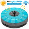 SOLARSPLASH Solar Fountain Pump Water Feature Pond Pump Fountain 3.5w 160mm