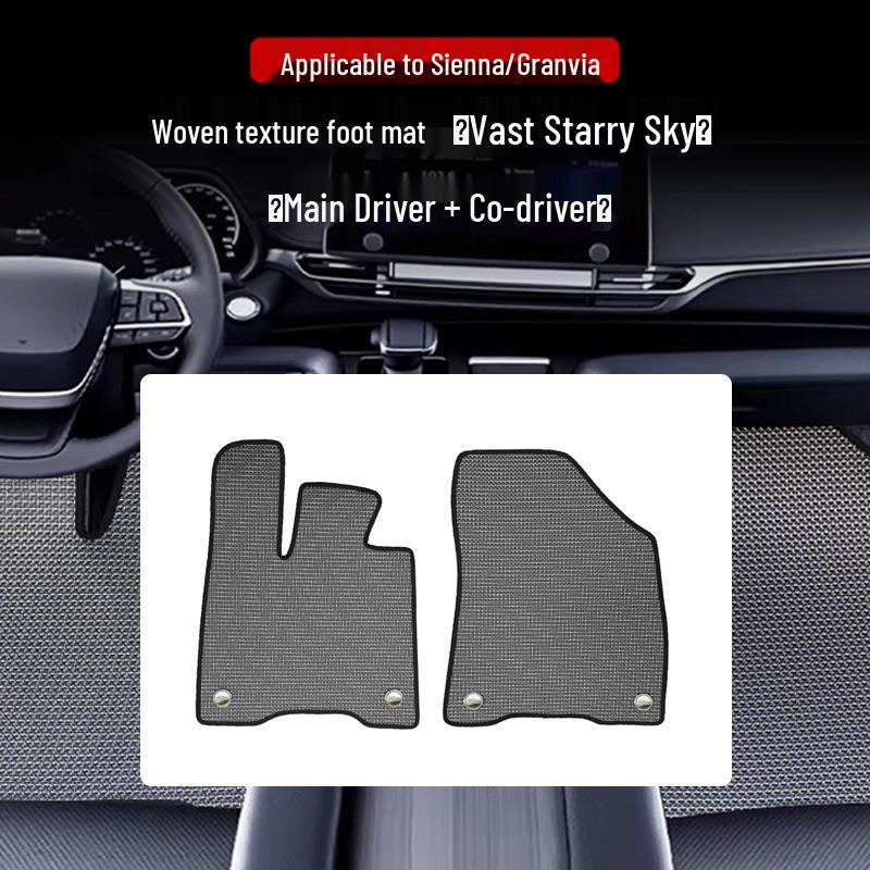Vast Starry Sky: New Carbon Fiber Woven Floor Mats for Sienna Granvia