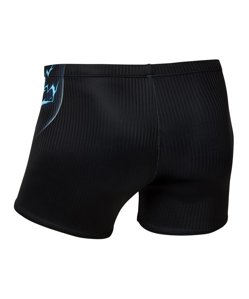 Laelliseupocheu [Osmq671 Blk] Solid Square Men'S Swimsuit Black