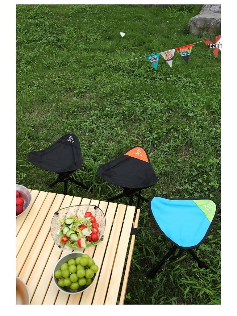 Portable Ultra-Light Camping Chair: Outdoor Folding Stool for Art, Fishing, and Travel