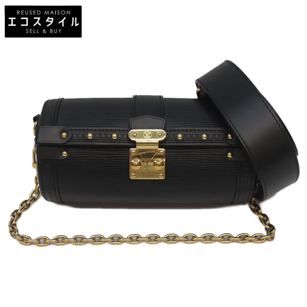 

LOUIS VUITTON M58655 Epi Black Papillon Trunk Handbag Epi LeatherUsed