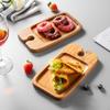 Appetizer Plate Board with Holder Snack Serving Dishes Tray Platters for Holiday Restaurant