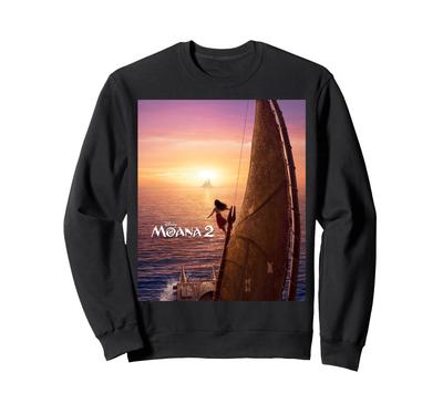 Disney Movie "Moana 2" Official Teaser Poster Art Sweatshirt