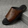 Men's sandals 2025 new summer men's shoes 47 personalized leather beach shoes casual Roman Vietnamese sandals men 48