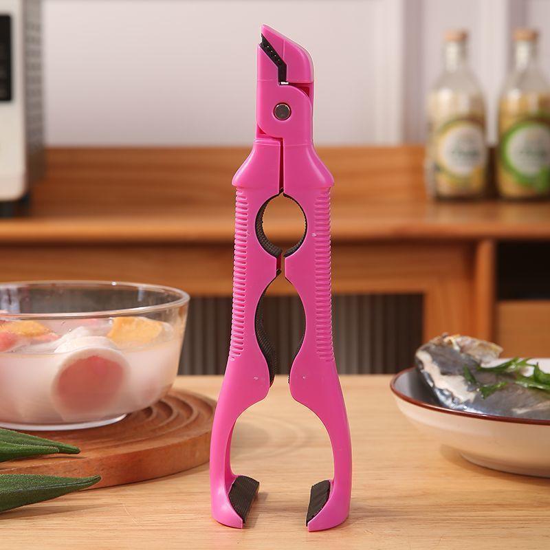 

3-in-1 Heat Resistant Non-Slip Bowl and Plate Gripper, Safe Kitchen Tongs for Hot Dishes, Cooking Utensil Serving Tool Clamp розы красного