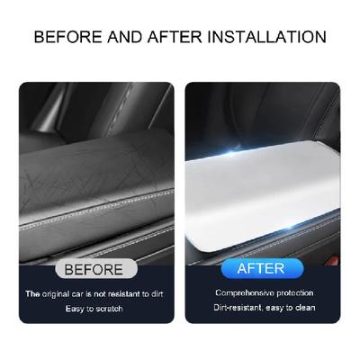 For Tesla Model Y Juniper Center Console Armrest Cover TPE Model 3/Y 2021-2025 Armrest Protection Cover Anti-slip Mat Accessory