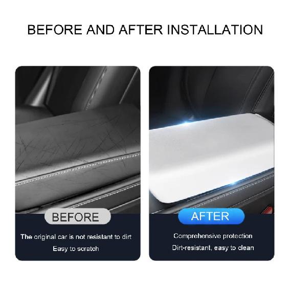 For Tesla Model Y Juniper Center Console Armrest Cover TPE Model 3/Y 2021-2025 Armrest Protection Cover Anti-slip Mat Accessory