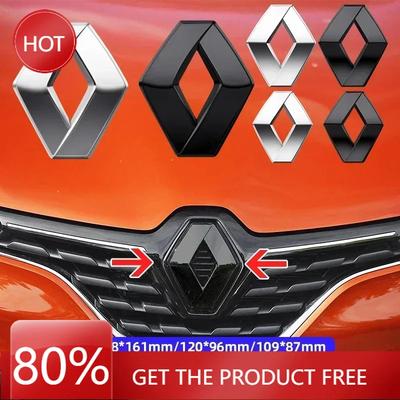 2026 Hot For Renault Hub Caps For Renault Megane 2 3 Clio Duster Captur Logan Koleos Auto Accessories Car Front Hood Emblem Stic