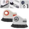 1/2Pcs Crevice Brush 2-in-1 Groove Cleaning Brush Portable Window Track Cleaner with Hard Bristle Scraper