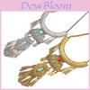 Bohemian Retro Gelaagde Hanger Ketting Met Kwastjes Voor Vrouwen