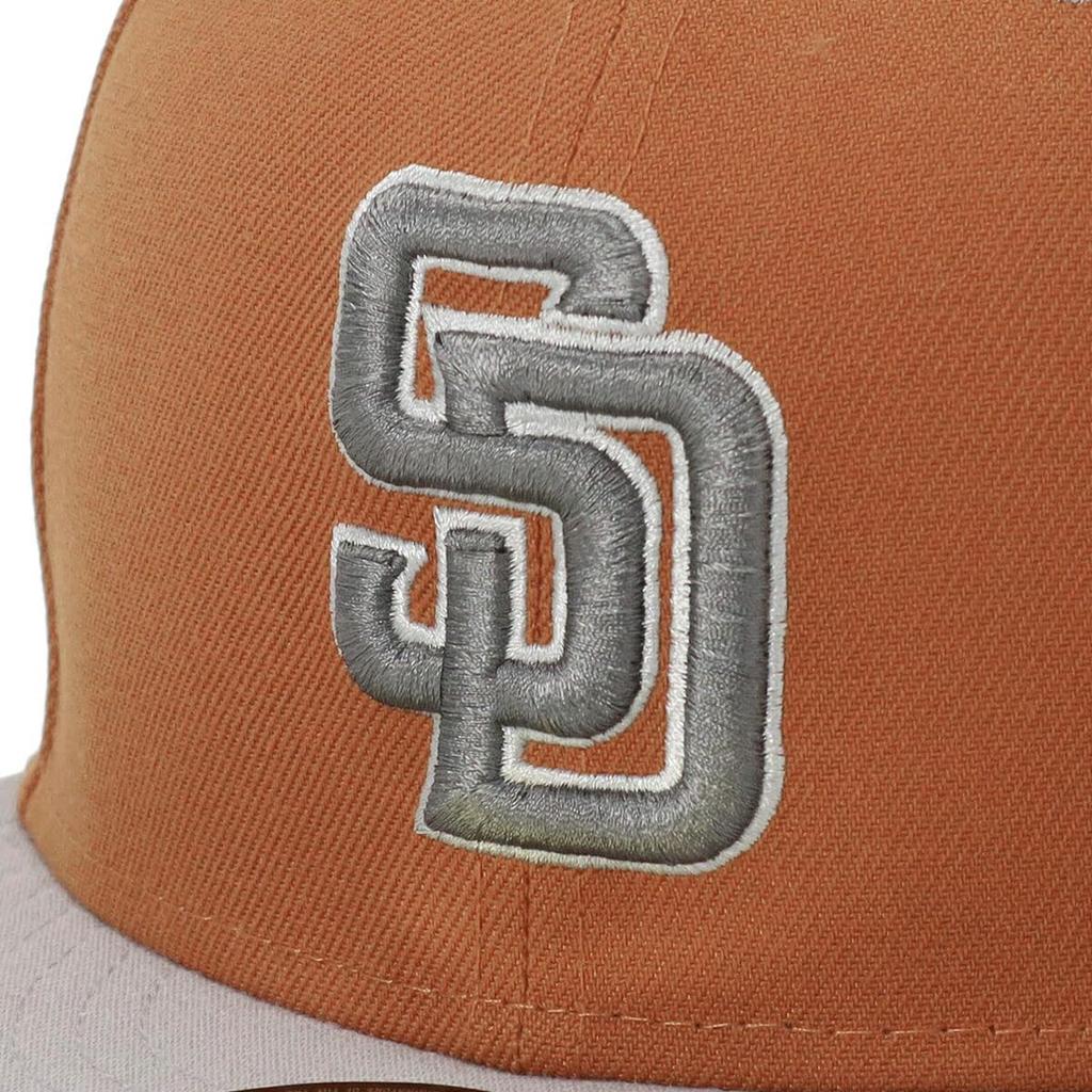 New Era newera cap 59FIFTY 70923140 NER36C1427 MLB San Diego Padres SD last orange SIDE PATCH UNDER VISOR SNEAKERS ONSPOTZ special order hat 5950 side