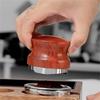 51mm/58mm Coffee Tamper  Tool Coffee Powder Hammer Espresso Tamper Wood and Metal Material for Coffee Lover
