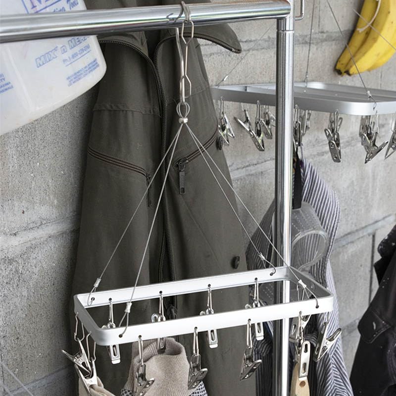 Dulton Pinch Hanger S 12 Clips Pinch Hanger That Blends Into Your Everyday Life Aluminum 17 X 268 X 119mm RN-0429S/12