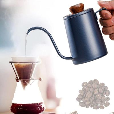 Hällpip Kaffekanna för Pour Over 304 Rostfritt Stål Handbryggningskanna Handbryggt Kaffe