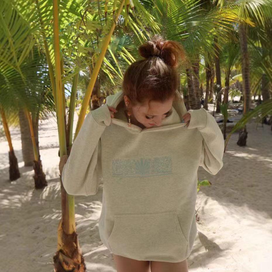 Girls' Cross Sunset Drop Shoulder Hoodie