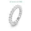 Smyoue 3mm Certified Moissanite Rings for Women Full Diamond Sparkling Bride Jewelry Wholesale 100% 925  Silver 9 Color