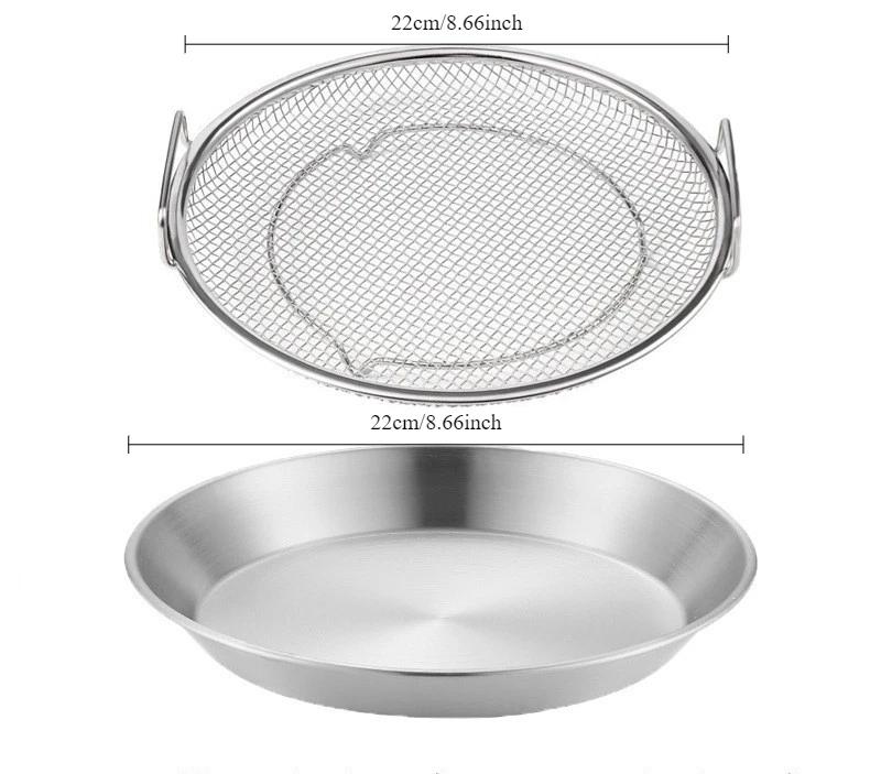Filtr Tarczowy ze Stali Nierdzewnej Domowa Kuchnia Grill Tłuszcz do Smażenia Ociekacz Artefakt Płytka Filtrująca Olej Przekąski Płytka Ociekowa Siatkowa