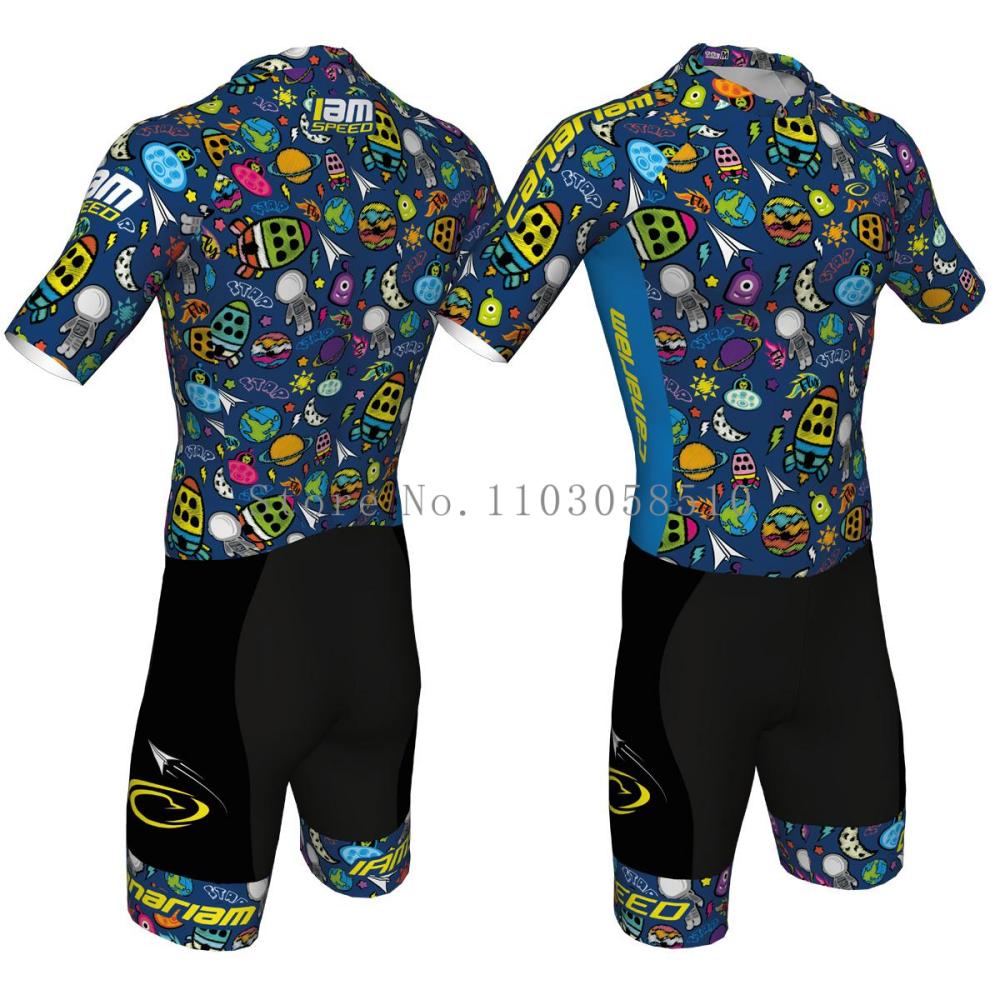 Canariam Men's Skate Suit Roller Skate Speed Race Fast Skat Speed Skats Ciclismo Skating Jumpsuit Pro Team Tights Skinsuit 2025