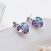 Women's Heart Purple Petite Combo Everyday Look Earrings (9349805)