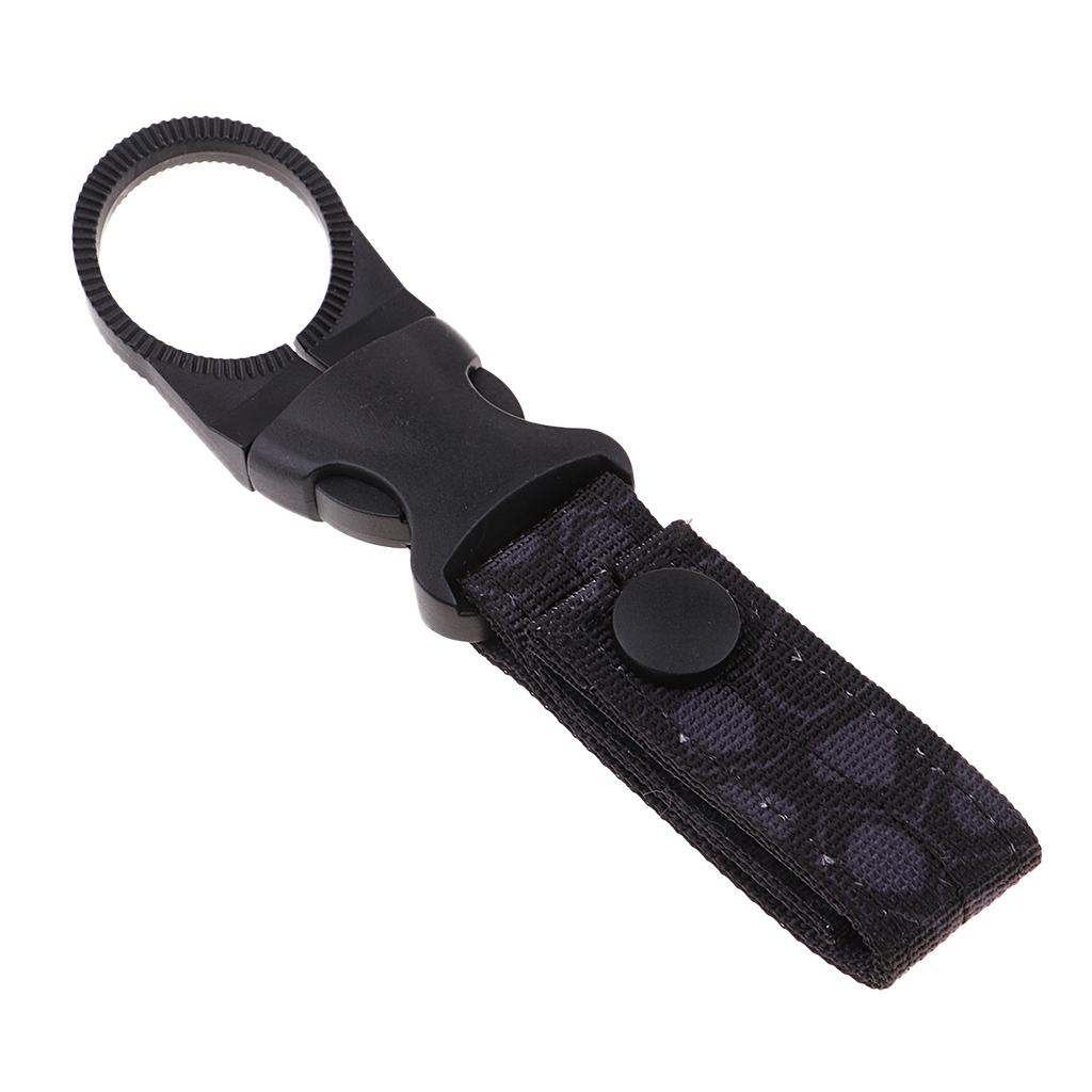 Webbing Buckle Keychain Water Bottle Holder Strap Carabiner Multi-function Hook Outdoor Camping Tool