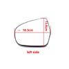 For Suzuki Vitara S-cross Replace Outer Rearview Side Mirrors Lens Door Wing Rear View Mirror Glass with Heating