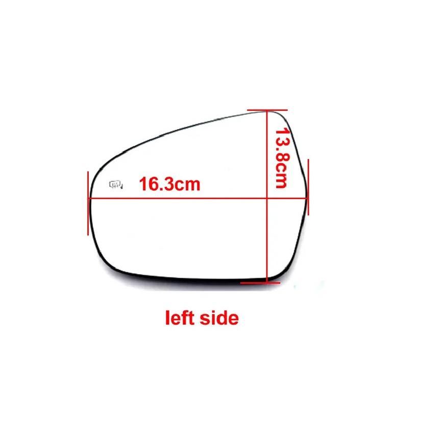 For Suzuki Vitara S-cross Replace Outer Rearview Side Mirrors Lens Door Wing Rear View Mirror Glass with Heating