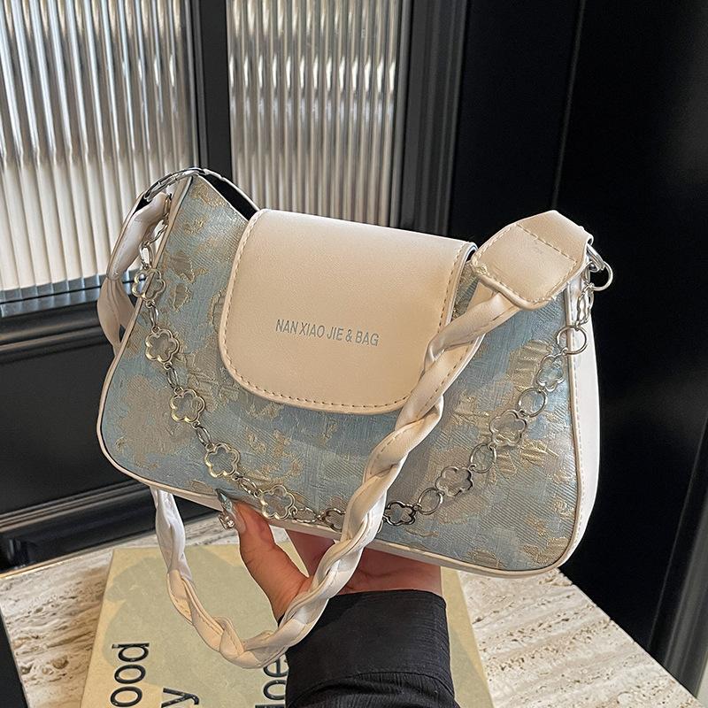 Francuska Niszowa Torba Podpachowa dla Kobiet na Lato Mała Torba na Ramię dla Kobiet Ins Wysokiej jakości Tekstura Modna Torba Jednoramienna