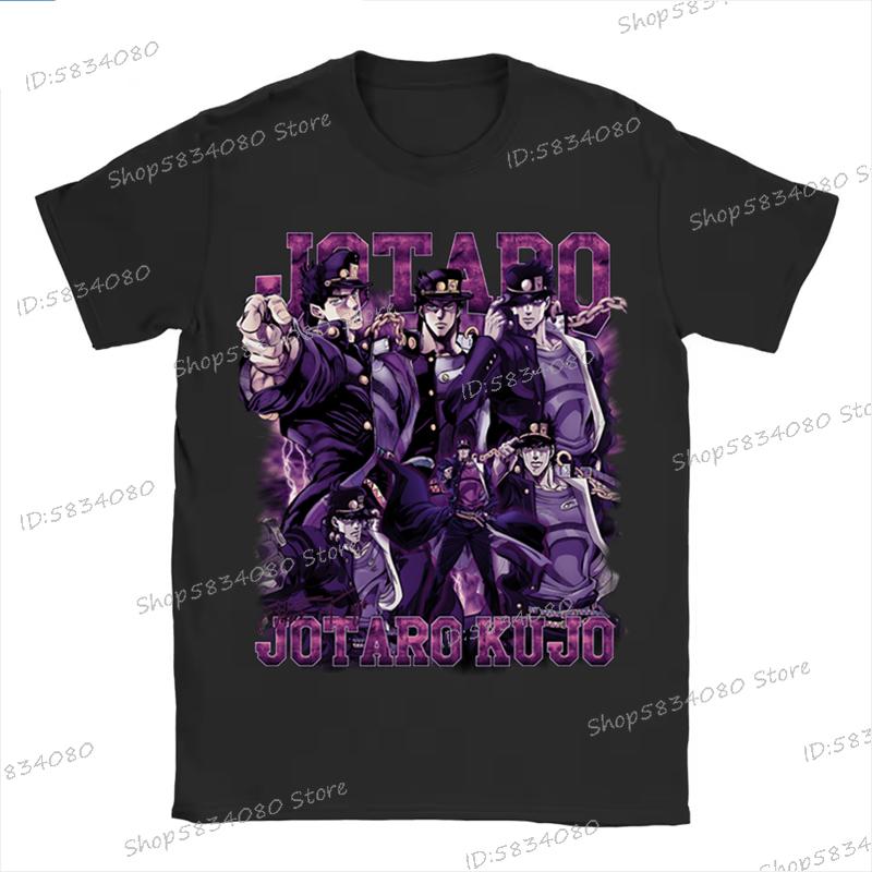JoJos Bizarre Adventure T Shirt Unisex Women Anime Unisexga Graphic Design Shirt Tee All Size Anime Jojos Fashion Street Casual Tops