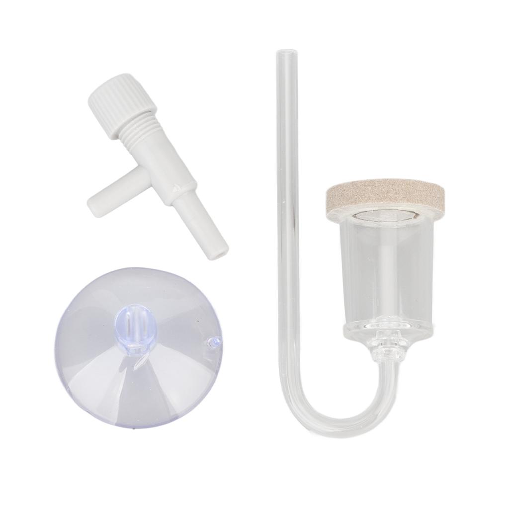 Aquarium CO2 Diffuser Transparent Acrylic Nanotechnology High Dissolution Rate Fish Tank Bubble