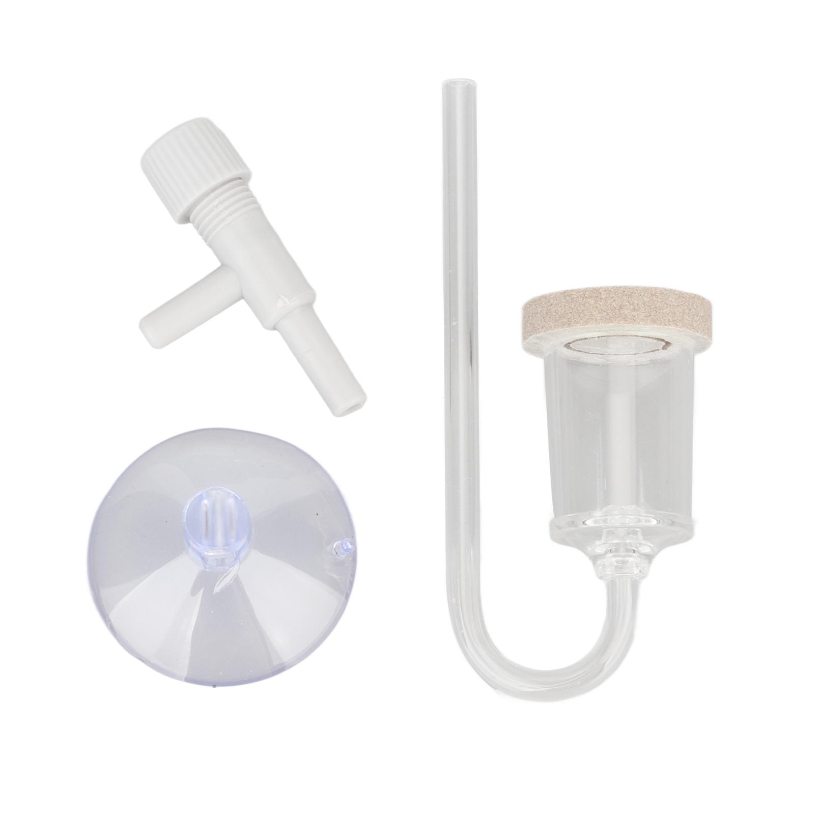 

Aquarium CO2 Diffuser Transparent Acrylic Nanotechnology High Dissolution Rate Fish Tank Bubble L